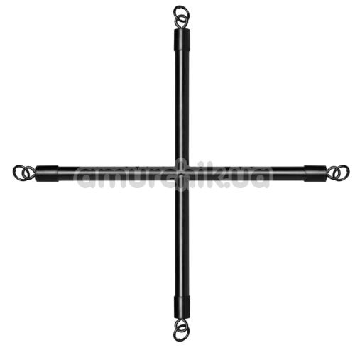 Фиксаторы для рук и ног Bedroom Fantasies Hog Tie Cross Bar With Cuffs, черные
