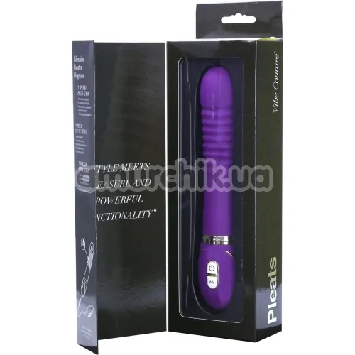 Вибратор Vibe Couture Pleats, фиолетовый