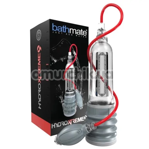 Гідронасос для збільшення пеніса Bathmate HydroXtreme 9, прозорий