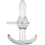Анальна пробка Jelly Rancher Wave T-plug, прозора - Фото №1