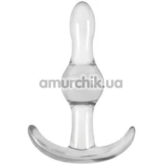 Анальна пробка Jelly Rancher Wave T-plug, прозора - Фото №1