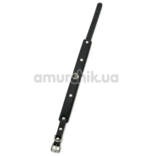 Нашийник DS Fetish Collar With Ring, чорний
