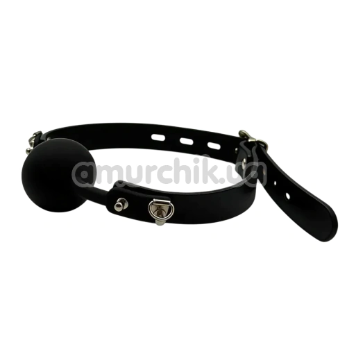 Кляп DS Fetish Mouth Silicone Ball Gag, чорний