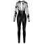 Комбинезон Noir Handmade Jumpsuit Flock Print, черный - Фото №5