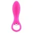 Анальна пробка з вібрацією Posh Silicone "O" Probe, рожева - Фото №1