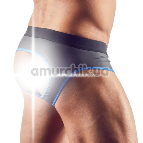 Трусы мужские с открытыми ягодицами Svenjoyment Underwear Jock 2120216, черно-синие
