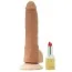Фалоімітатор The Realistic Cock UR3 19 см з мошонкою, коричневий - Фото №4