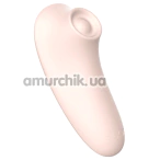 Кліторальний вібратор з пульсацією Kissen Rosebud, світло-рожевий - Фото №1