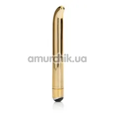 Вібратор для точки G 5-Function Precious Metal Slims, золотий - Фото №1