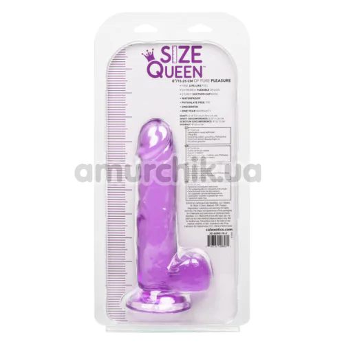 Фаллоимитатор Size Queen Dong 6, фиолетовый