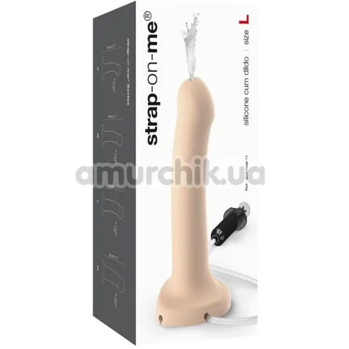 Фаллоимитатор с эякуляцией Strap-On-Me Silicone Cum Dildo L, телесный