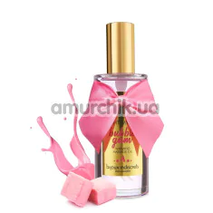 Массажное масло с согревающим эффектом Bijoux Indiscrets Light My Fire Strawberry Bubblegum - клубничная жвачка, 100 мл - Фото №1