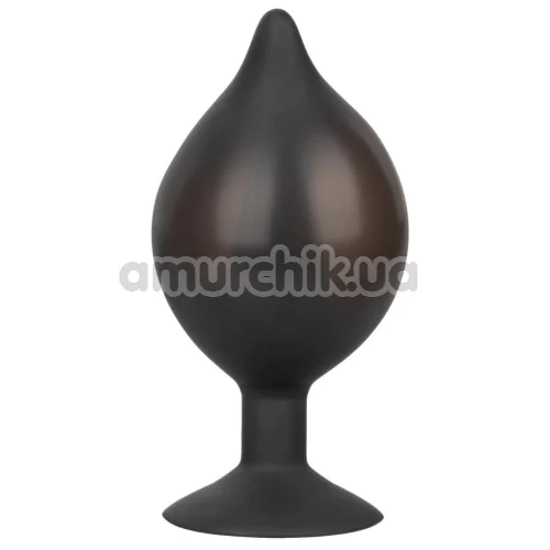 Анальний розширювач Silicone Inflatable Plug L, чорний