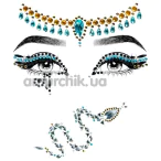 Прикраса для обличчя Leg Avenue Cleopatra Rhinestone Stick-On Jewels, мультикольорова - Фото №1