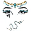 Прикраса для обличчя Leg Avenue Cleopatra Rhinestone Stick-On Jewels, мультикольорова - Фото №1