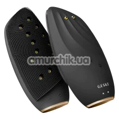 Щітка для обличчя Geske Sonic Thermo Facial Brush & Face-Lifter 8 in 1, сіра - Фото №1