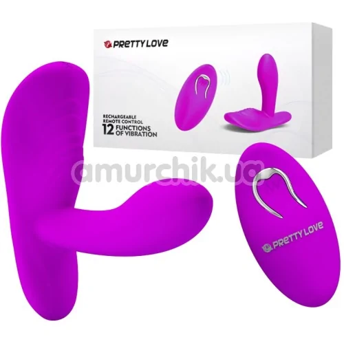 Вибростимулятор простаты Pretty Love Remote Control, фиолетовый