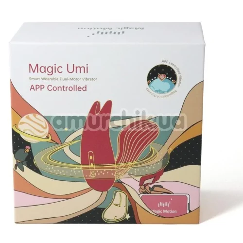 Вібратор Magic Motion Magic Umi, червоний