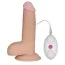 Вібратор Lovetoy The Ultra Soft Dude 7.5 з великою голівкою, тілесний - Фото №2