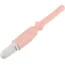 Анальний вібратор Vibrator з кульками, тілесний - Фото №3