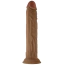 Фаллоимитатор Shaft Always Up Model J Size 9.5, коричневый - Фото №2