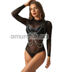Портупея Star Night Bra Harness With Chains, черная - Фото №1