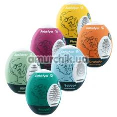 Набор из 6 мастурбаторов Satisfyer Masturbator Egg Set - Фото №1