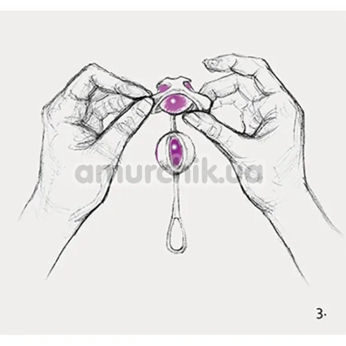 Вагинальные шарики Geisha Balls 2, розовые