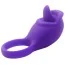 Виброкольцо Silicone Love Ring Tongue, фиолетовое - Фото №3