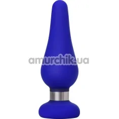 Анальна пробка ToDo Anal Plug Сlassic 11.5см, синя - Фото №1