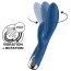 Вибратор c ротацией Satisfyer Spinning Rabbit 1, синий - Фото №6