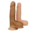 Фаллоимитатор Dual-Layered Silicone Nature Cock LV4006, телесный - Фото №9