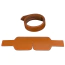 Маска Lockink Luxury Leather Blindfold Kit, коричневая - Фото №7