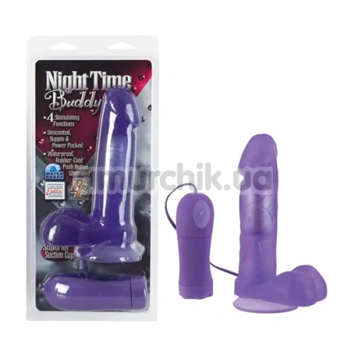 Вібратор Night Time Buddy, фіолетовий