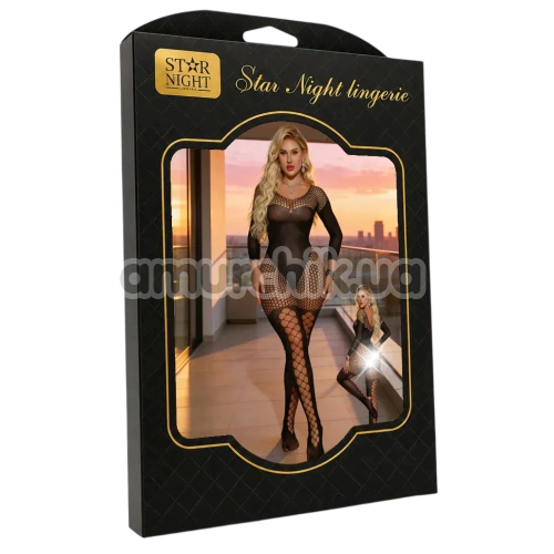Комбинезон Star Night See You Tonight Bodystocking, черный