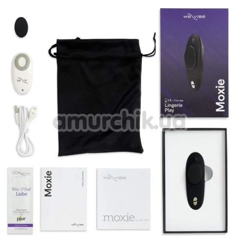 Кліторальний вібратор We-Vibe Moxie (ві вайб моксі чорний)