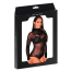 Боді Paris Hollywood Long Sleeve Mesh Bodysuit With Halter Neck, чорне - Фото №6