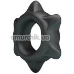 Эрекционное кольцо Crazy Bull Super Soft Silicone Ethaniel, черное - Фото №1