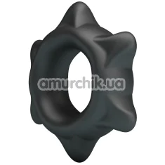 Ерекційне кільце Crazy Bull Super Soft Silicone Ethaniel, чорне - Фото №1