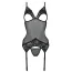 Комплект Passion Free Your Senses Christa Corset, черный: корсет + трусики-стринги - Фото №3