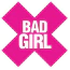 Украшения для сосков Eye Candy Peekaboos Bad Girl - крестики, черные и розовые - Фото №2