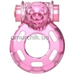 Виброкольцо Vibration ring Bear Pink, розовое - Фото №1