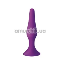 Анальная пробка Mai Attraction Pleasure Toys №33, фиолетовая - Фото №1