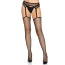 Колготки Leg Avenue Net Stockings With Garter Belt, черные - Фото №1