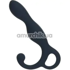 Стимулятор простаты Lux Active LX1 Silicone Anal Trainer + вибропуля Power Bullet, синий - Фото №1