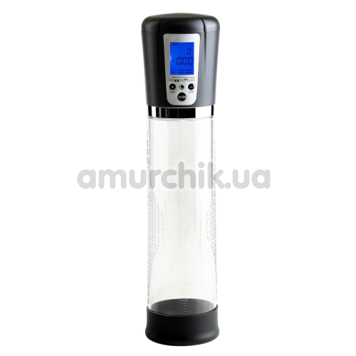 Вакуумная помпа Virgite Pump It Up Penis Pump Men Automatic Usb Viewer, прозрачная - Фото №1