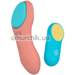 Клиторальный вибратор Party Color Toys Lila, оранжевый - Фото №1