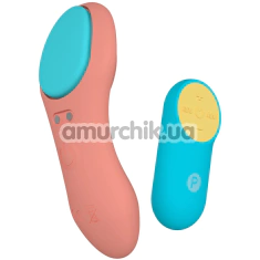 Клиторальный вибратор Party Color Toys Lila, оранжевый - Фото №1