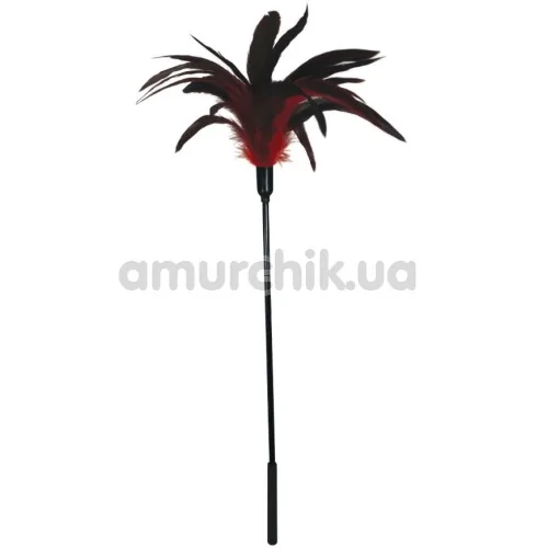 Пёрышко для ласк Sportsheets Starburst Feather Body Tickler, красное