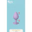 Анальна пробка Love Signal Heart Plug Medium, бузкова - Фото №9